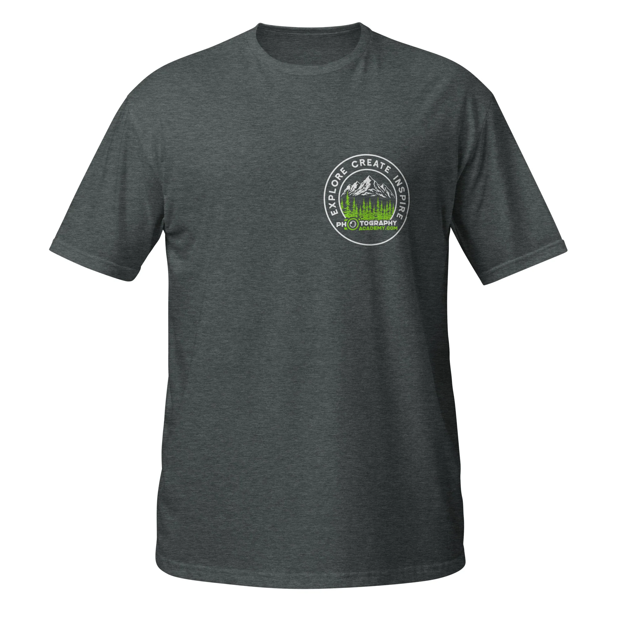 Explore Create Inspire Simple Design men's t-shirt - Image 3
