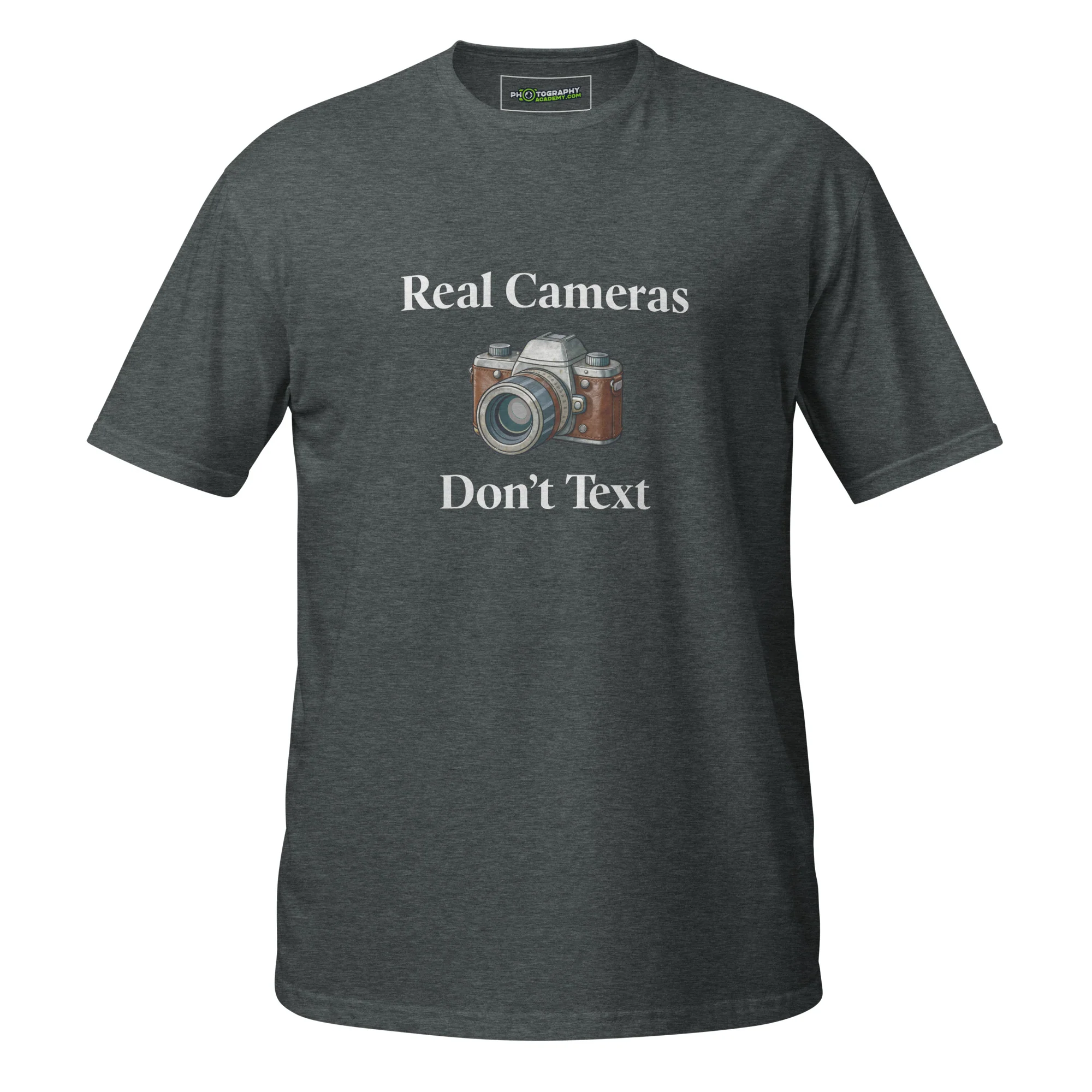 Real Cameras Don't Text men's t-shirt - Image 3