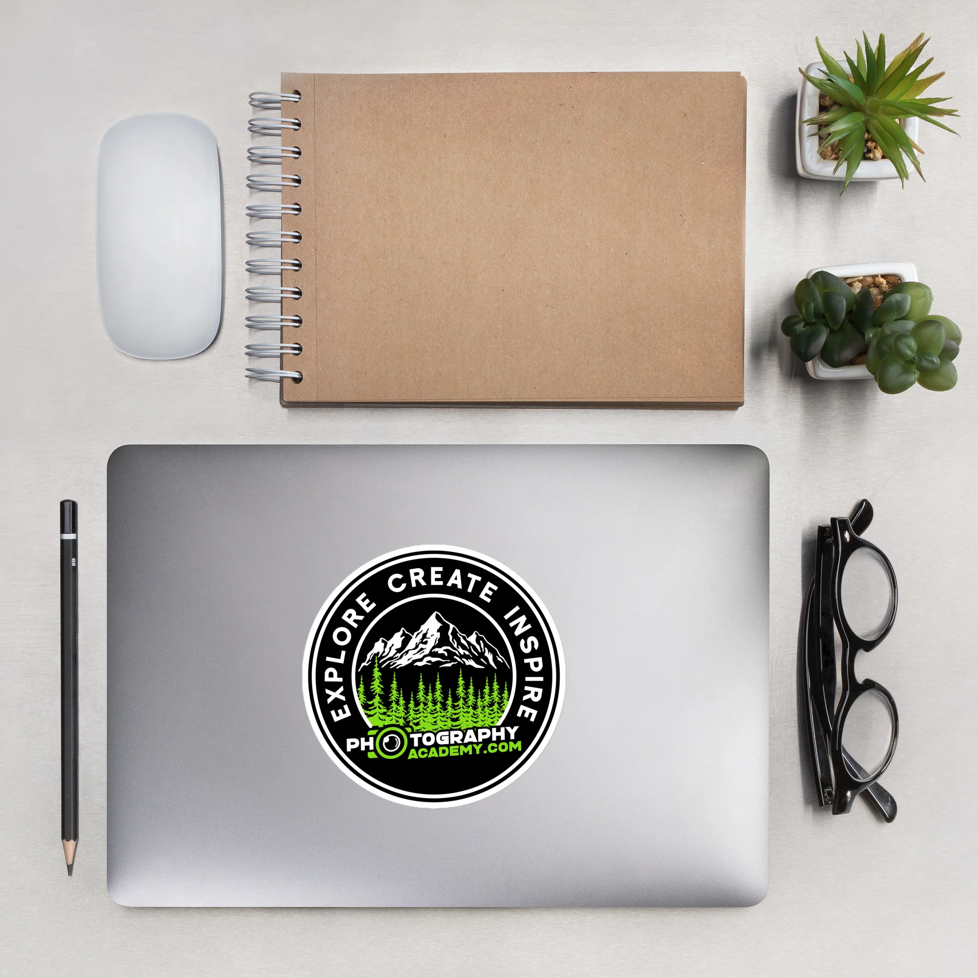 Explore, Create, Inspire bubble-free stickers - Image 3