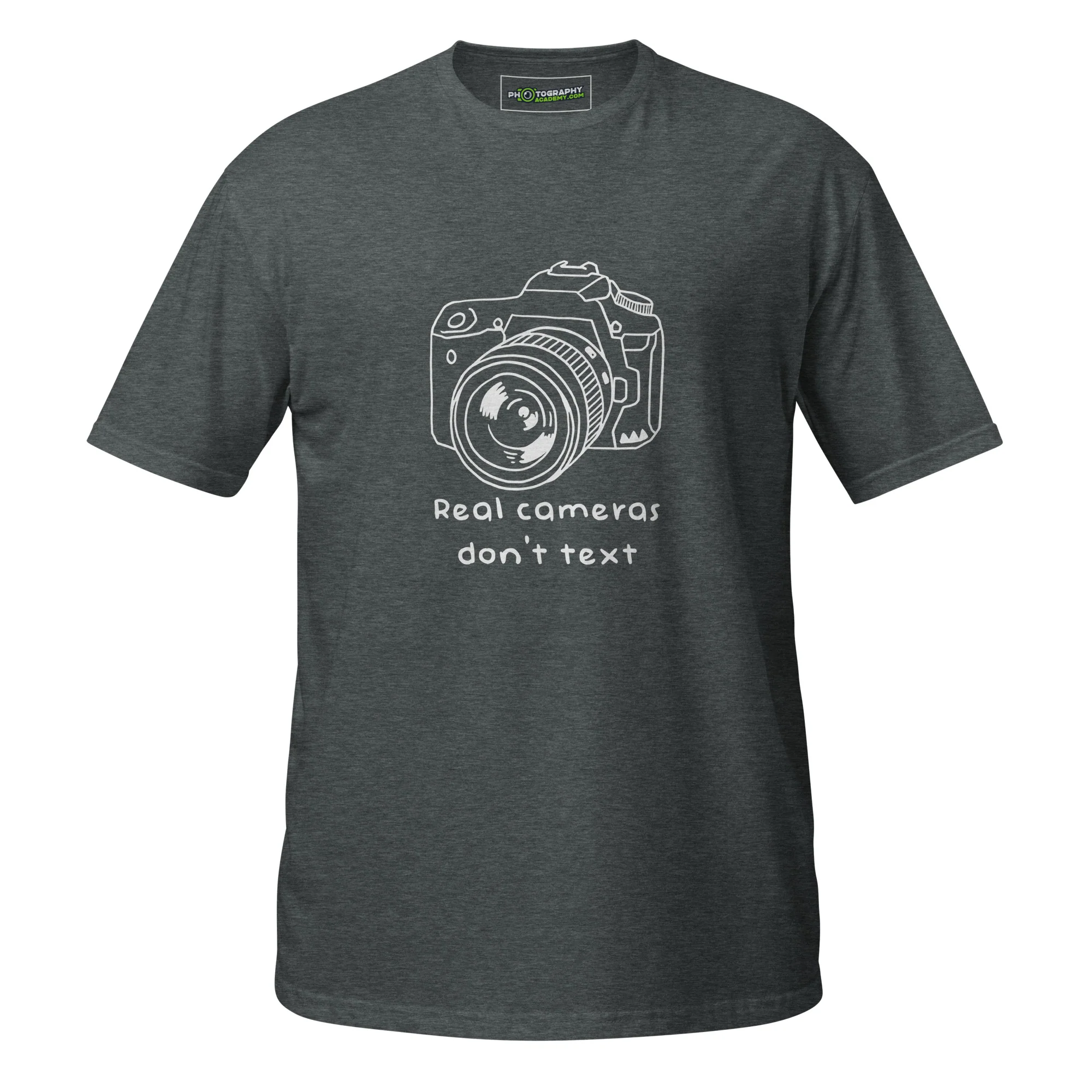 Real Cameras Don't Text men's t-shirt - Image 3