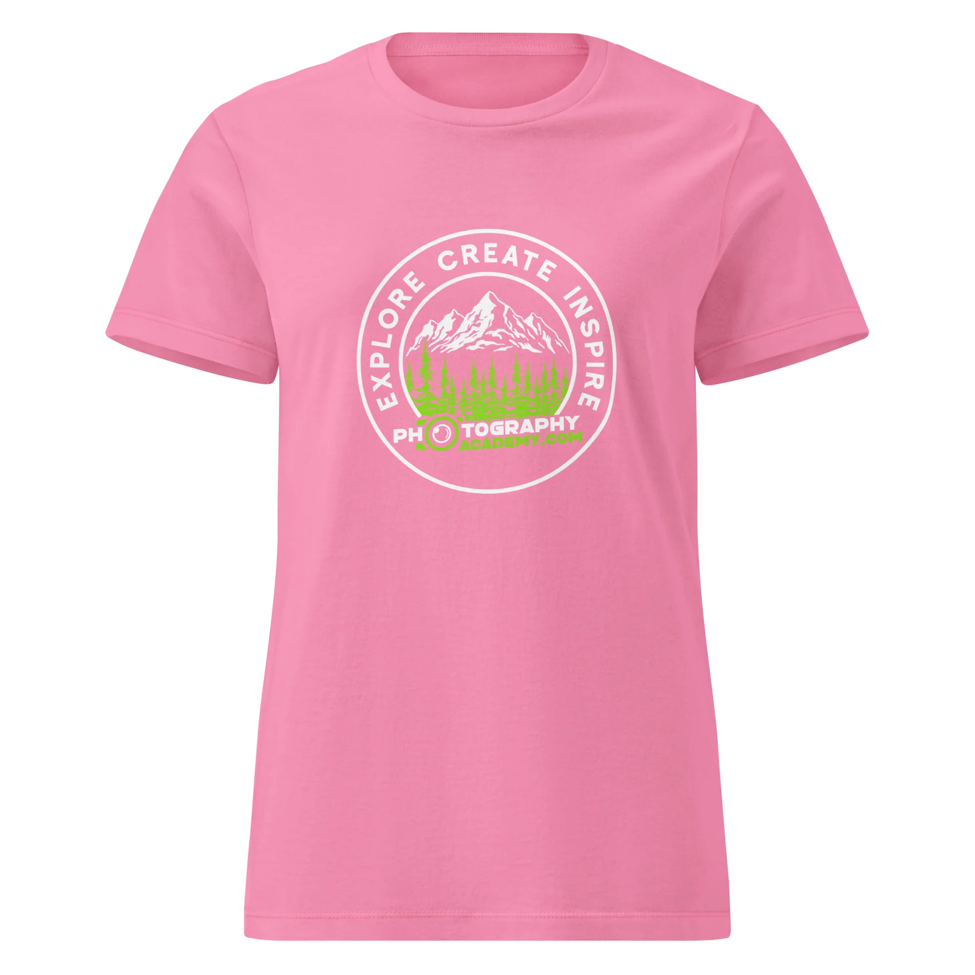 Photography Academy Explore Create Inspire women's t-shirt - Image 2