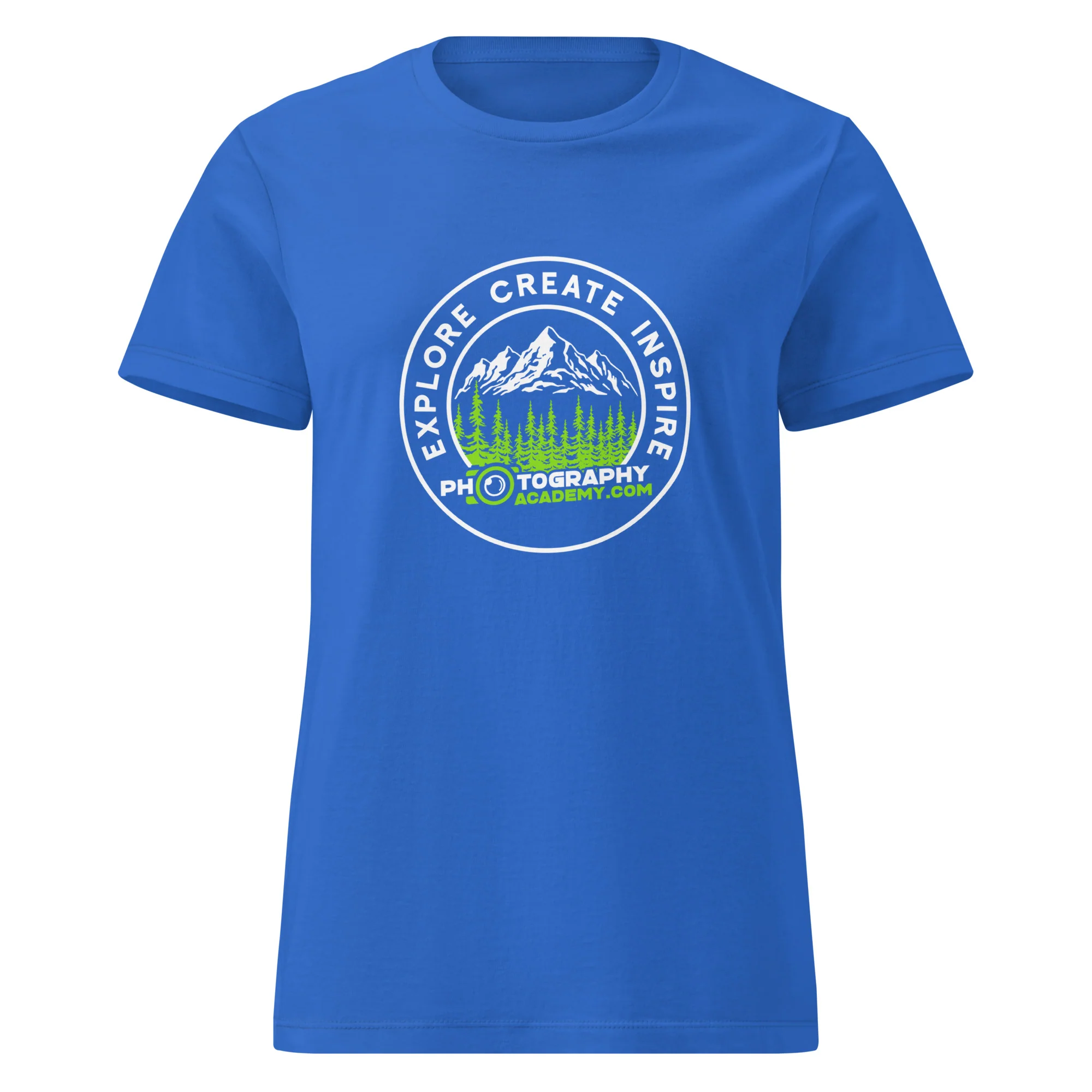 Photography Academy Explore Create Inspire women's t-shirt - Image 4