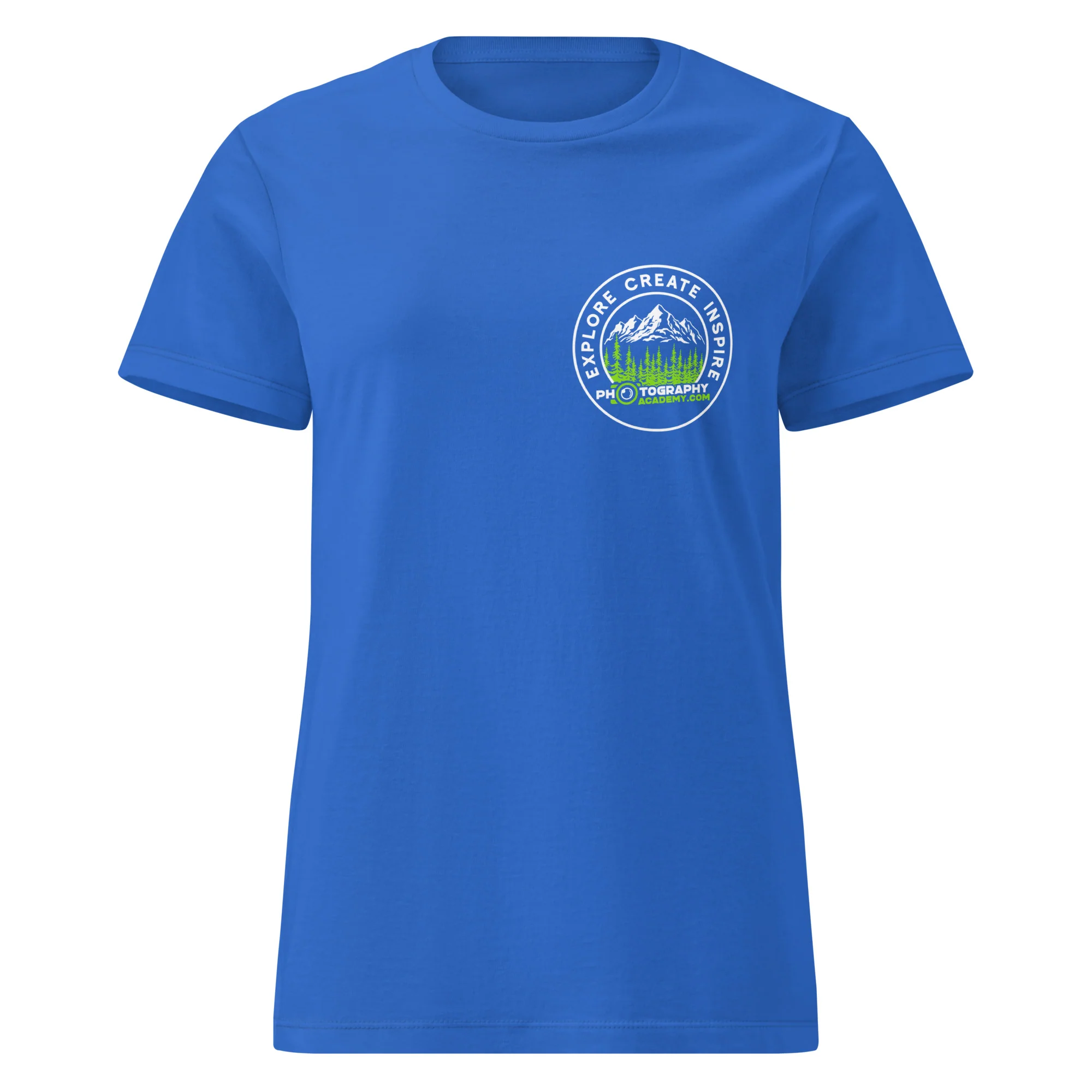 Photography Academy Explore Create Inspire women's t-shirt - Image 3